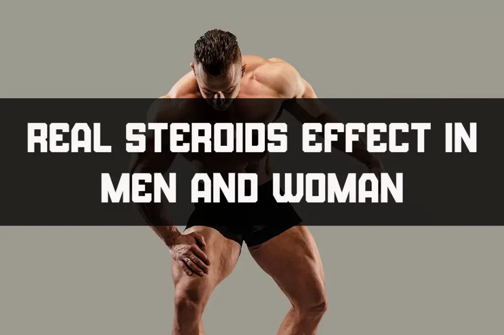 Efecto de esteroides reales en hombres y mujeres